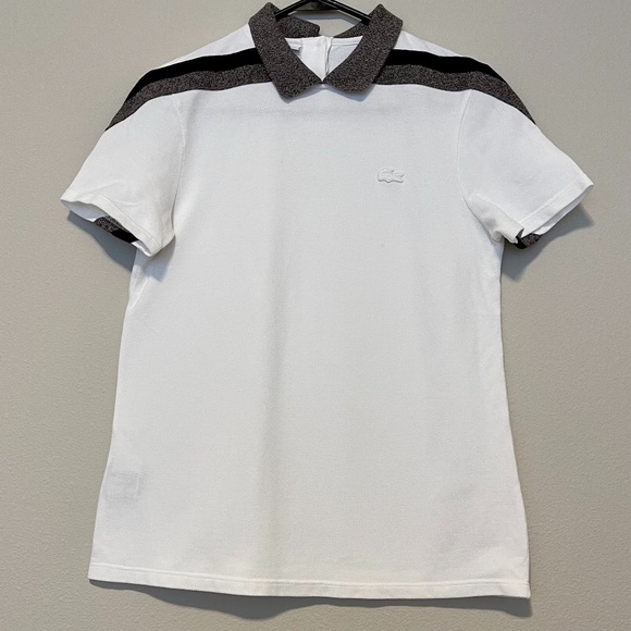 Lacoste Tops - Lacoste Polo, with knit collar. Sz 38